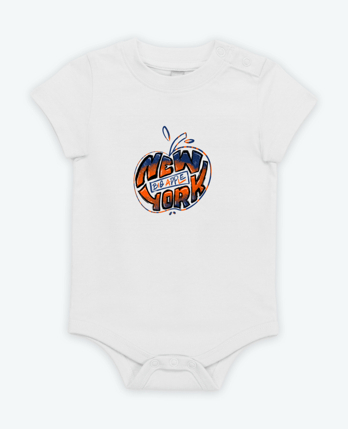 Body bébé New York Big Apple par SketchingSeb