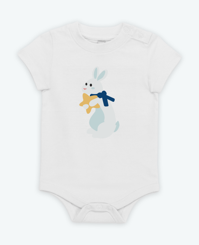 Body bébé Lapin de noel par Babu 