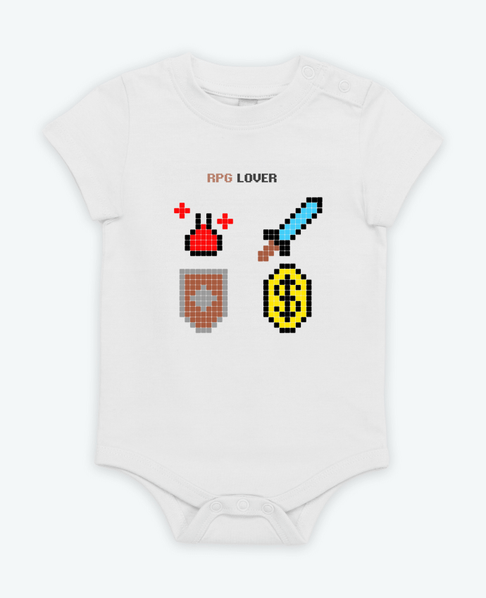 Body bébé Rigged Poker - Pixel Art - RPG Lover par Rigged Poker Shop