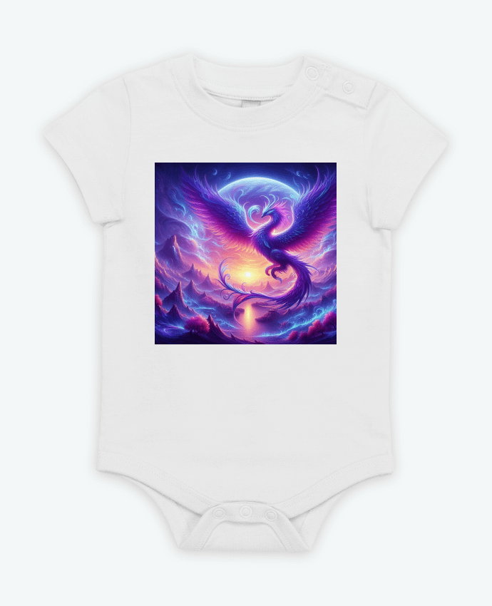 Body bébé Phénix violet par Fantasymaniac
