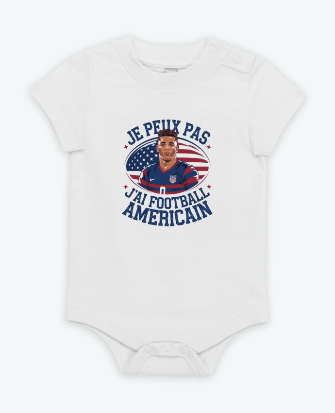 Body bébé je peux pas j'ai football américain par bwilfy
