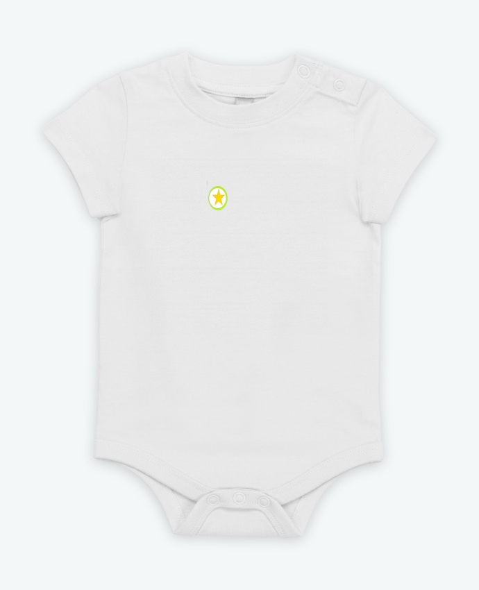 Body bébé etoile jaune par ange0600
