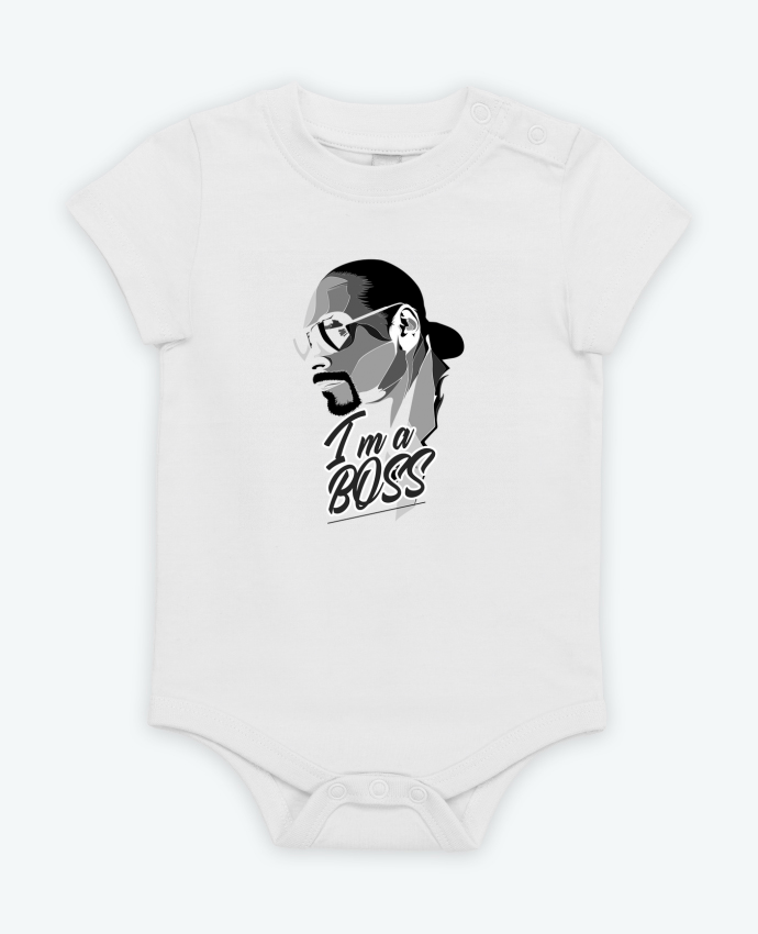 Body bébé I m a boss par Fukumagine