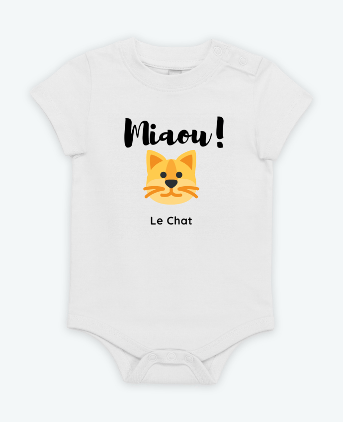 Body bébé MIAOU Le Chat par Bouh
