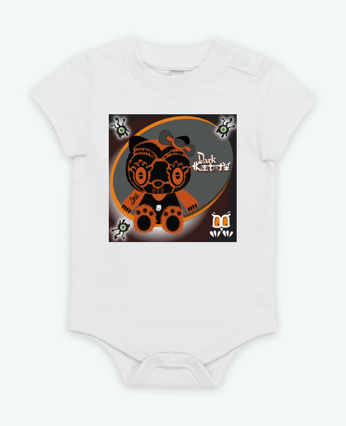 Body bébé dark kitty par Shoof récup création