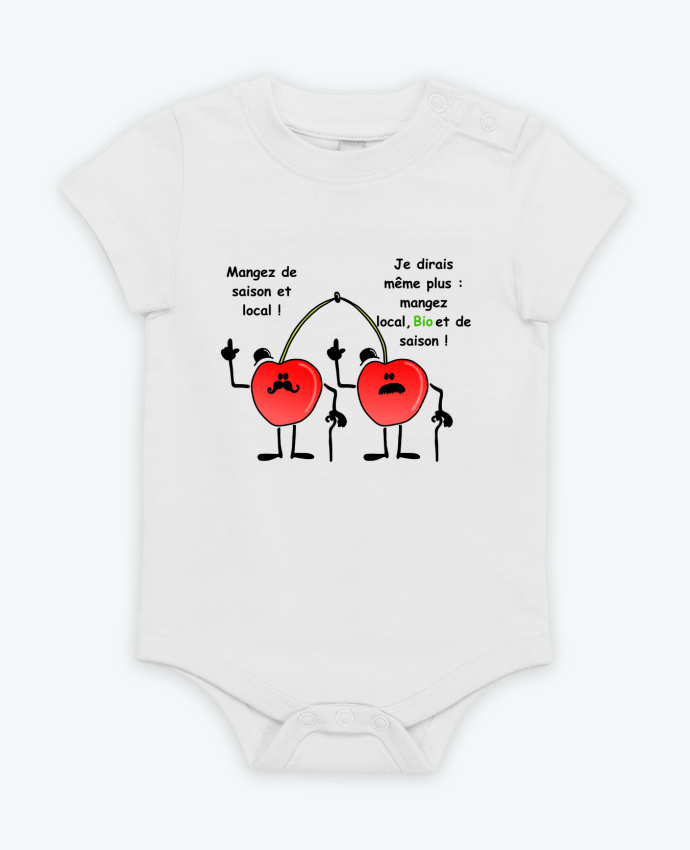 Body bébé Cerises Dupont & Dupond de saison par MS-Prod