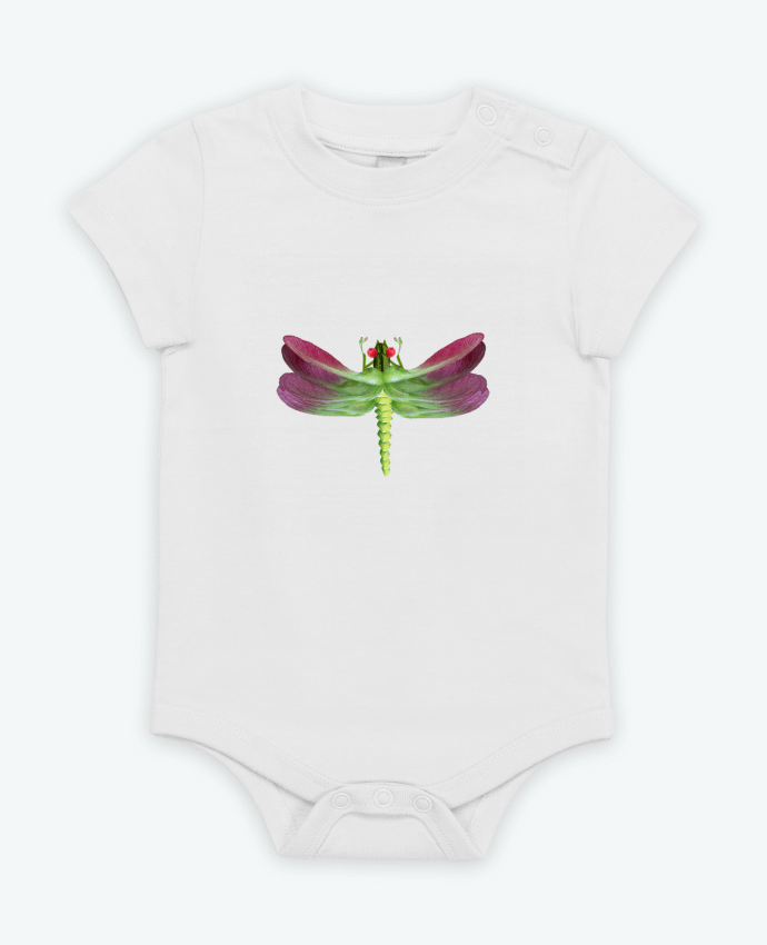 Body bébé Libellule (violet) par Les Caprices de Filles