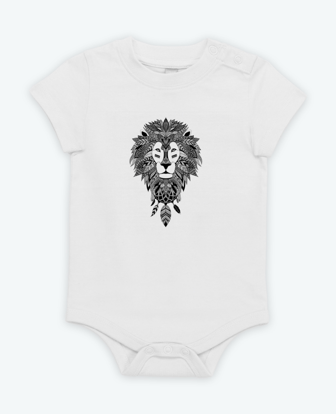 Body bébé Lion Bohème par Mag’Art