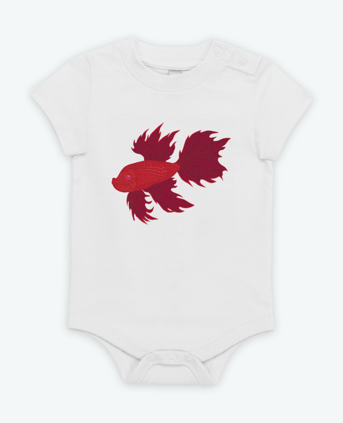 Body bébé BETTA ROJO par Santiaguen