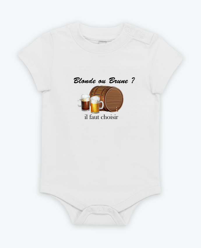 Body bébé Blonde ou Brune ? il faut choisir par Frenchydesign