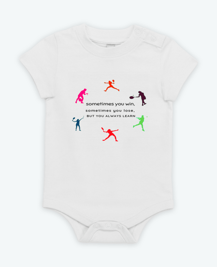 Body bébé SOMETIMES YOU WIN par SARA BOSS desgin