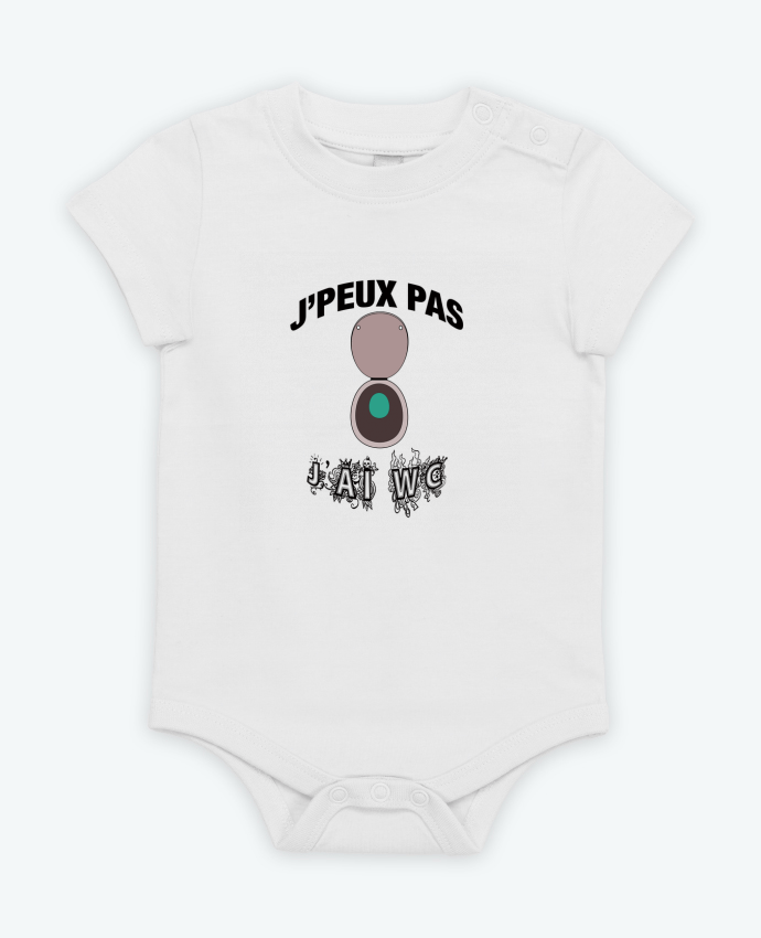 Body bébé J'PEUX PAS J'AI WC par By Myrakolis