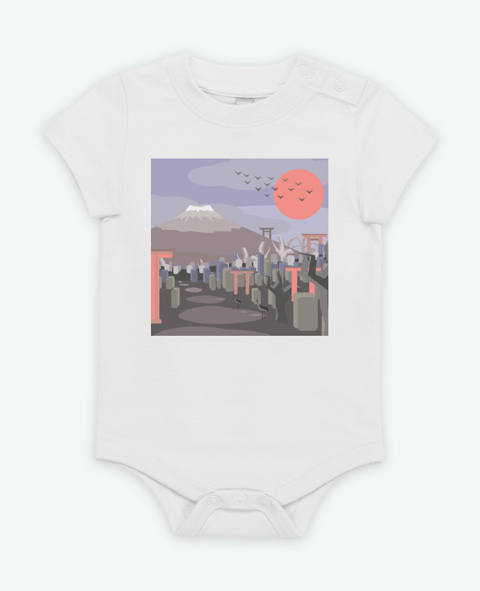 Body bébé Mont Fuji par I'm Pierre