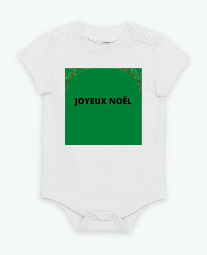Body bébé JOYEUX NOEL par synomi