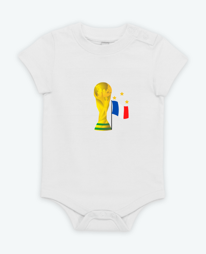 Body bébé Coupe du monde 3 étoiles par FMTdesigner