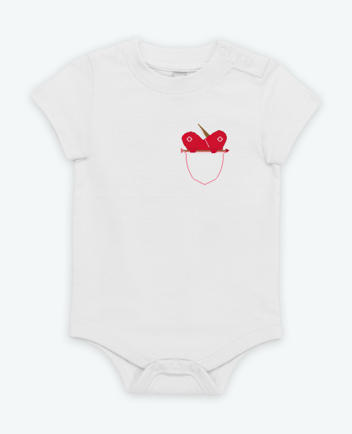 Body bébé LOVE IN POCKET par Santiaguen