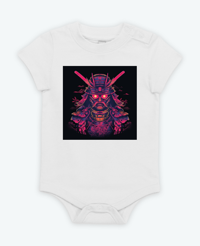Body bébé Vector Pink Samurai par Jaspion