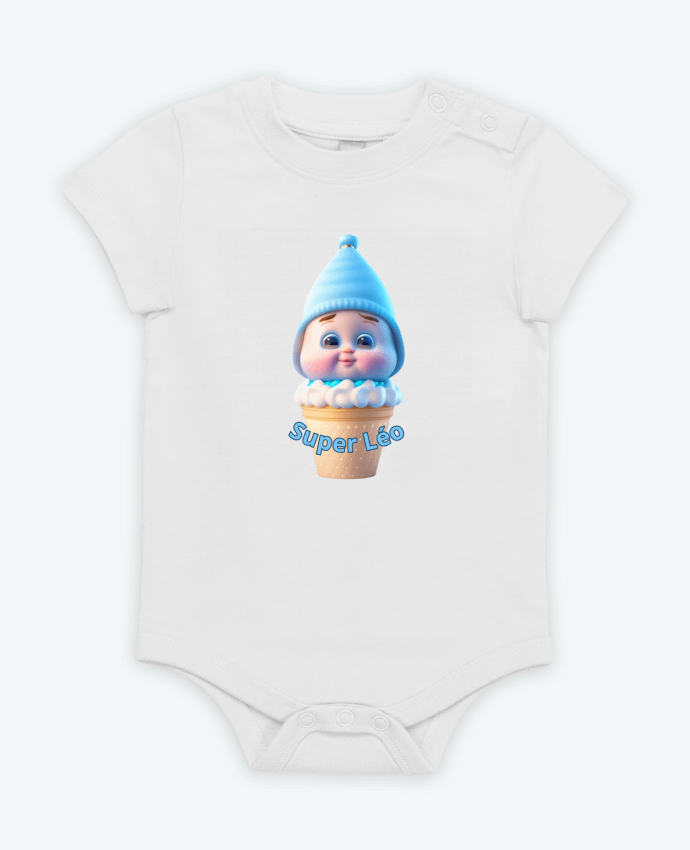 Body bébé Super Léo par Super_Designer