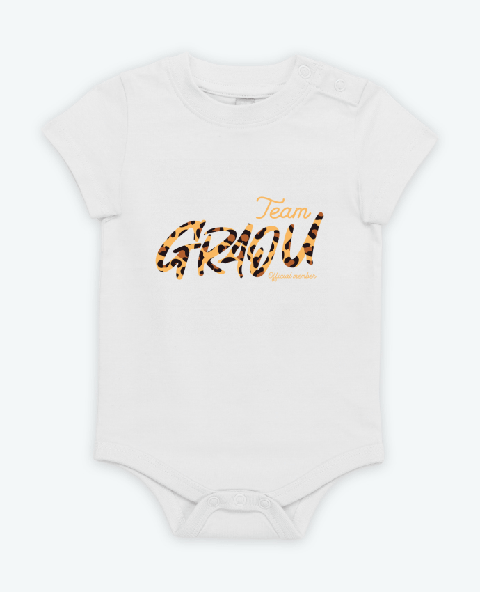 Body bébé Team Graou par Gisele Shop