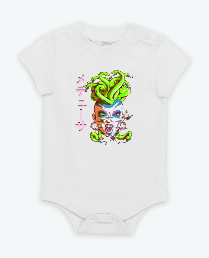 Body bébé Medusa punk par TOMI AX