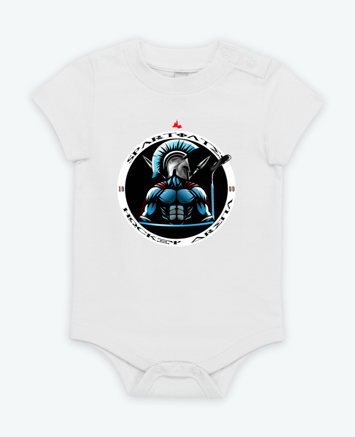 Baby Bodysuit Short Sleeves Hockey player, Sbytiates HOCKEY ARENA - Marseille by Bobraïs