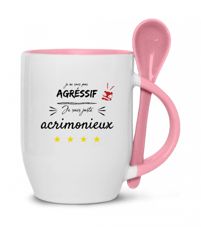 Tasse cuillère Je ne suis pas agressif par AlineDC