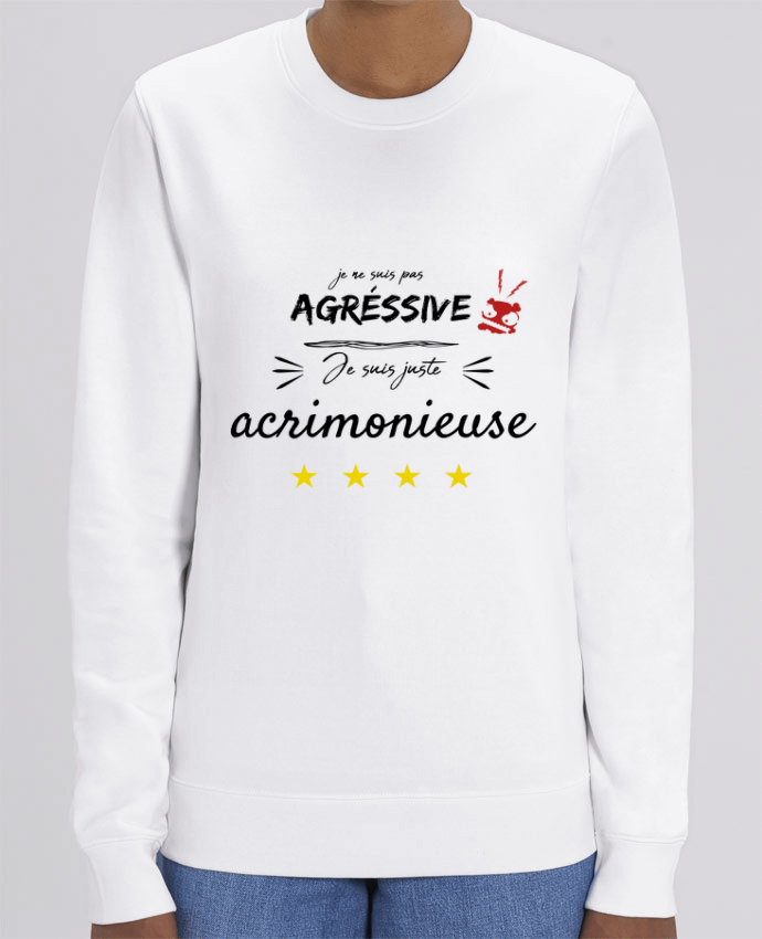 Sweat-shirt Je ne suis pas agressif Par AlineDC