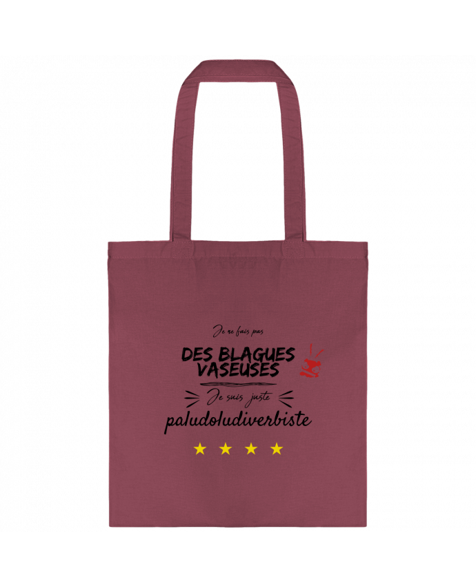 Tote-bag je ne fais pas de blagues vaseuses par AlineDC
