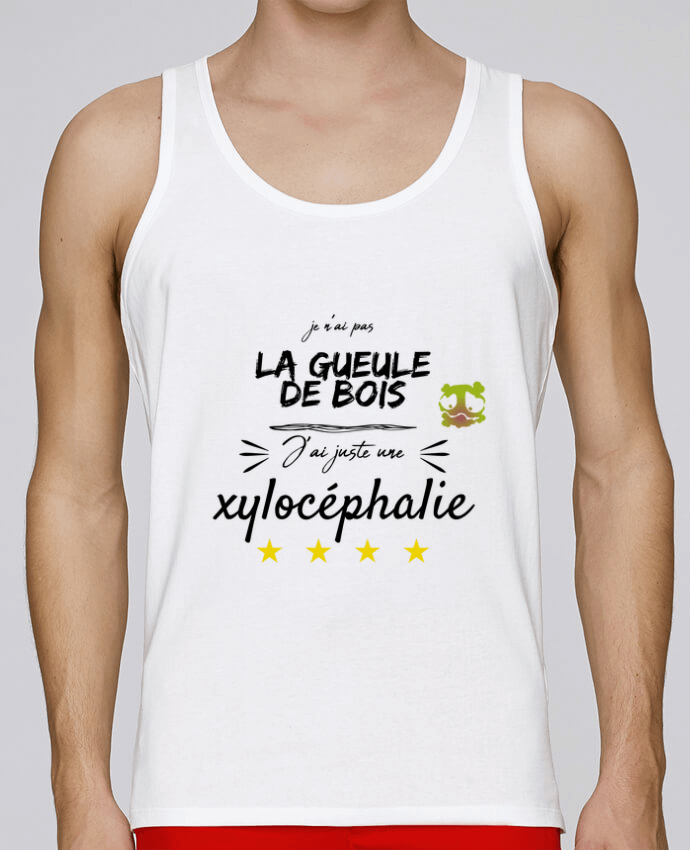 Débardeur homme je n'ai pas le gueule de bois par AlineDC 100% coton bio