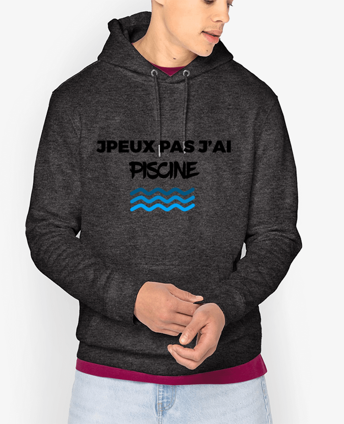 Hoodie Je peux pas j\'ai piscine Par tunetoo