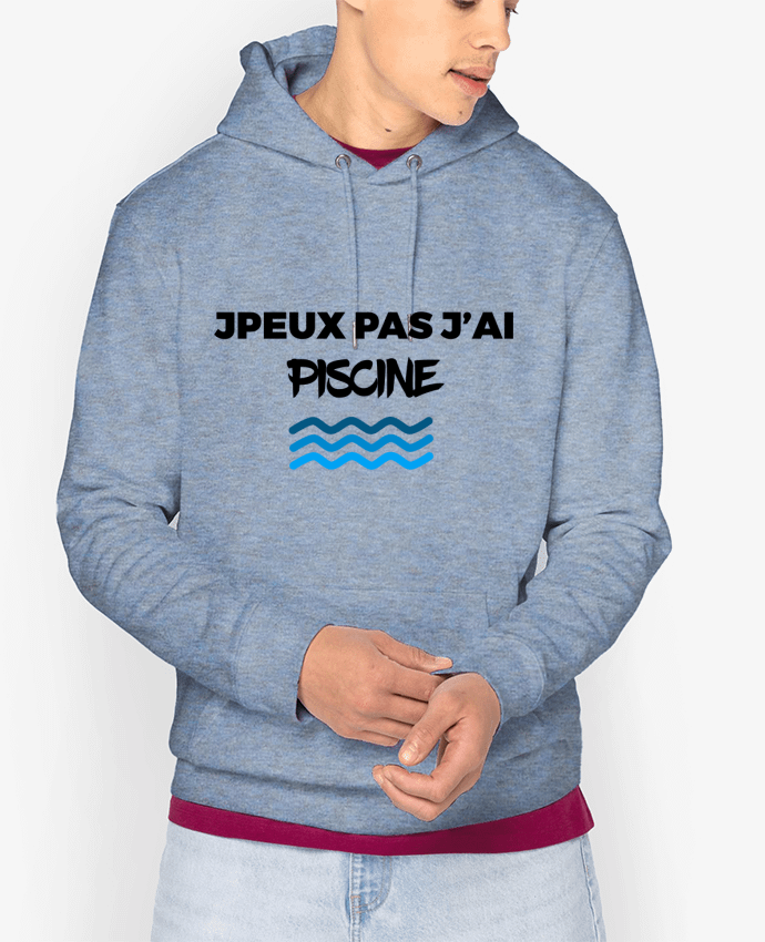 Hoodie Je peux pas j\'ai piscine Par tunetoo