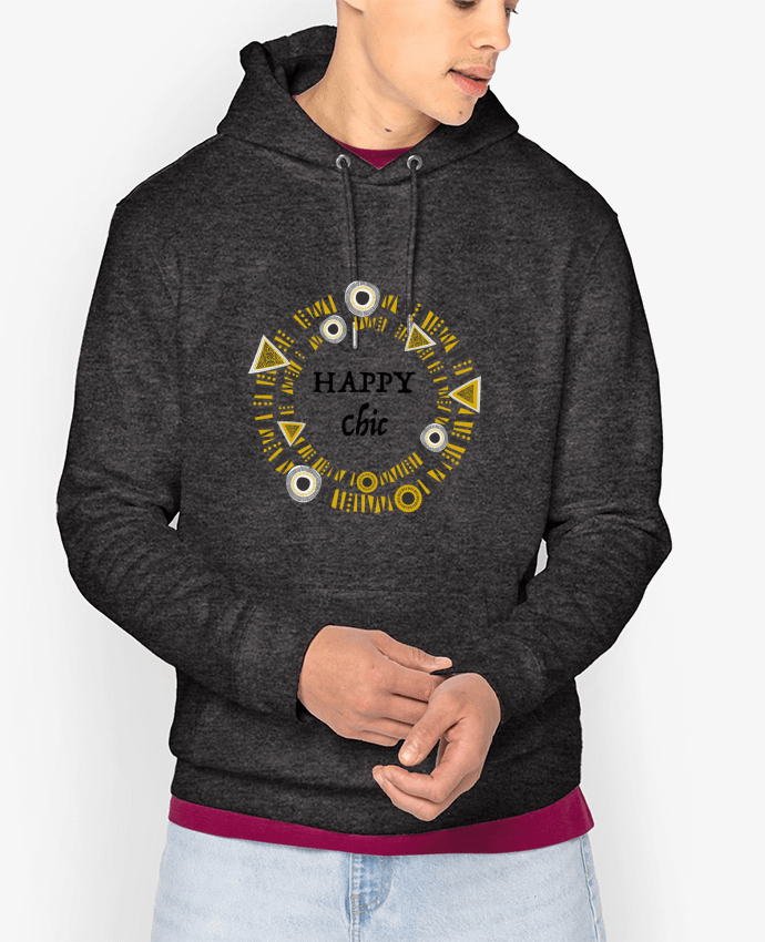 Hoodie Happy Chic Par LF Design