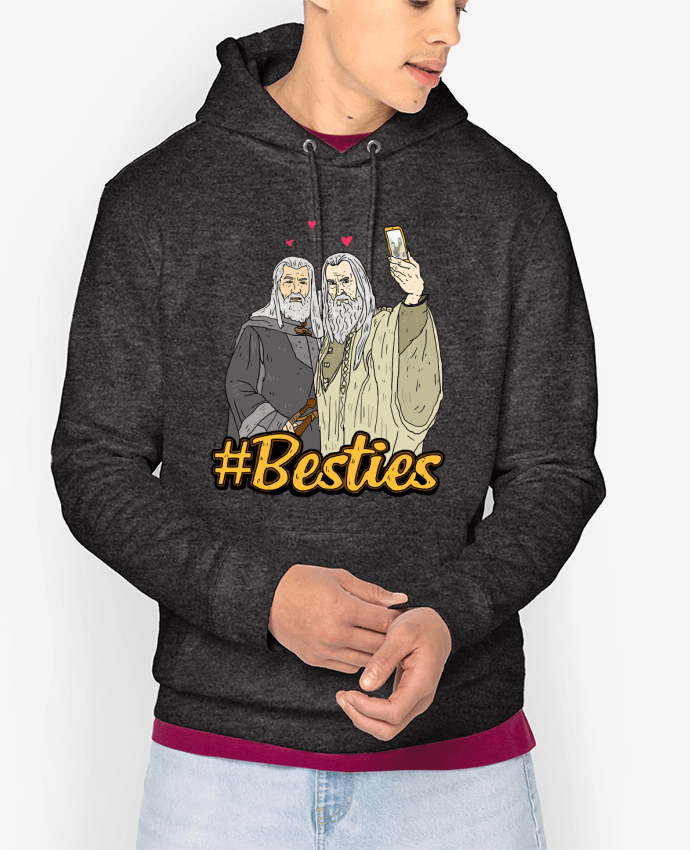 Hoodie #Besties Seigneur des anneaux Par Nick cocozza
