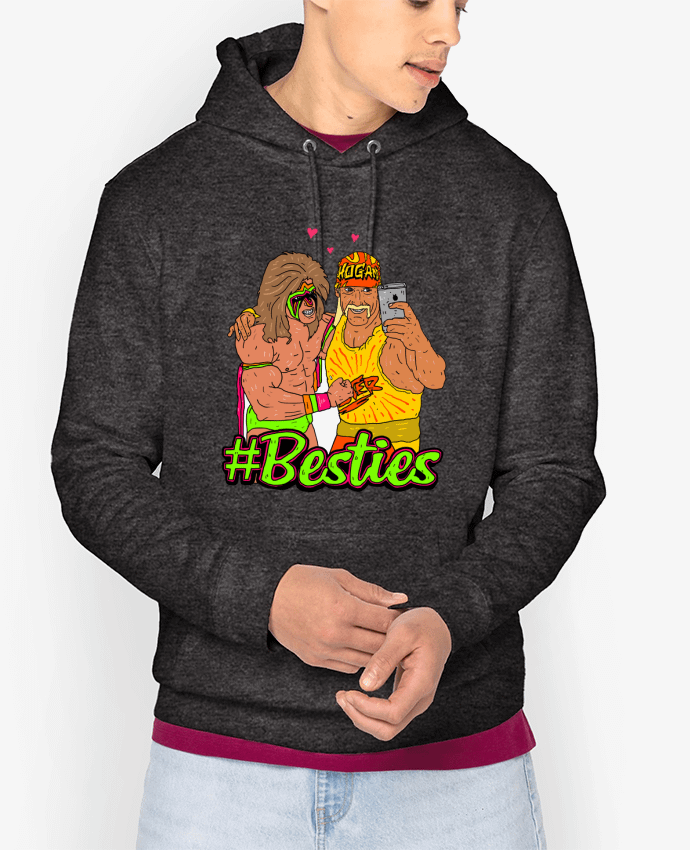Hoodie #Besties Catch Par Nick cocozza
