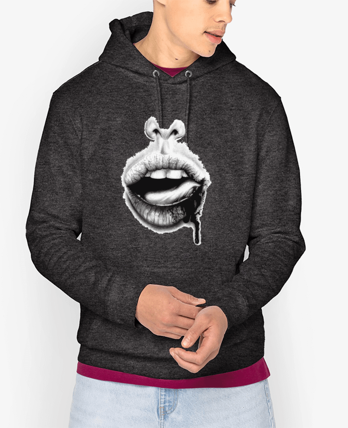 Hoodie BAISER VIOLENT Par teeshirt-design.com