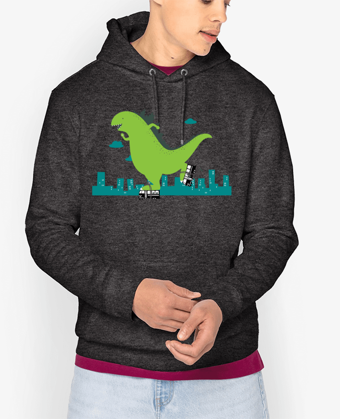 Sweat capuche unisexe Bio Roller Skating Par flyingmouse365