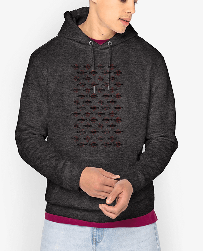 Hoodie Fishes in geometrics Par Florent Bodart