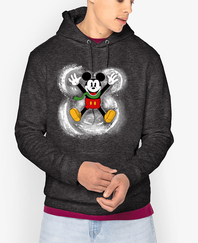 Hoodie Mickey in snow Par Florent Bodart