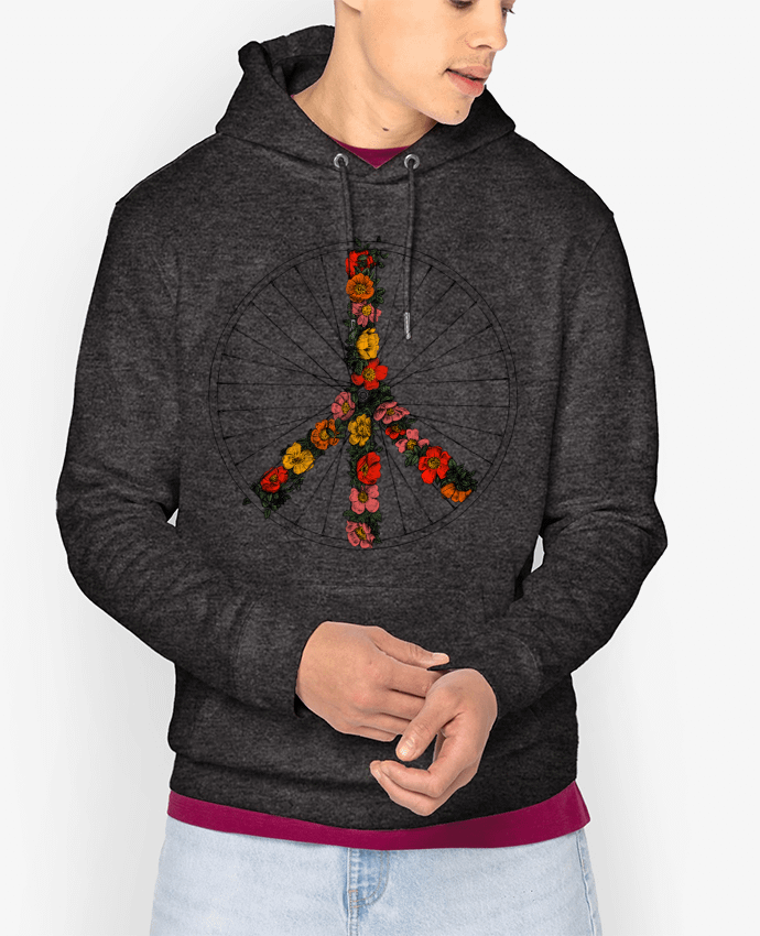 Hoodie Peace and Bike Par Florent Bodart