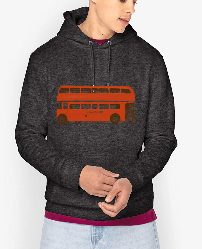 Hoodie Red London Bus Par Florent Bodart