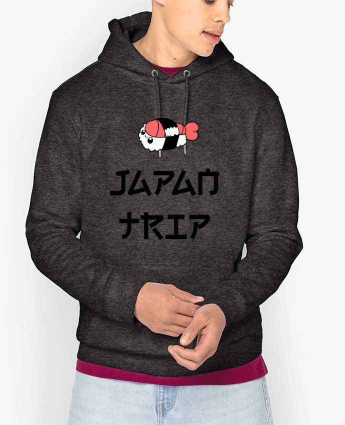 Sweat capuche unisexe Bio Japan Trip Par tunetoo