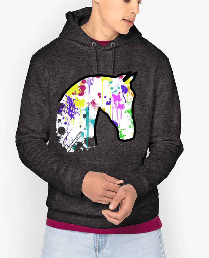 Hoodie Cheval éclaboussures Par Tasca