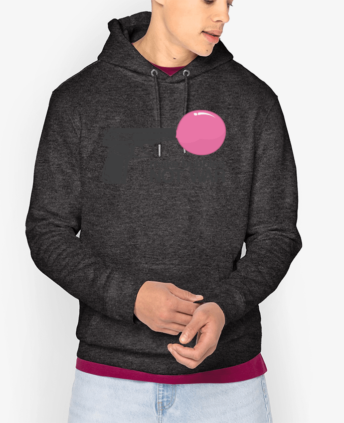 Hoodie Make bubbles NOT WAR Par justsayin