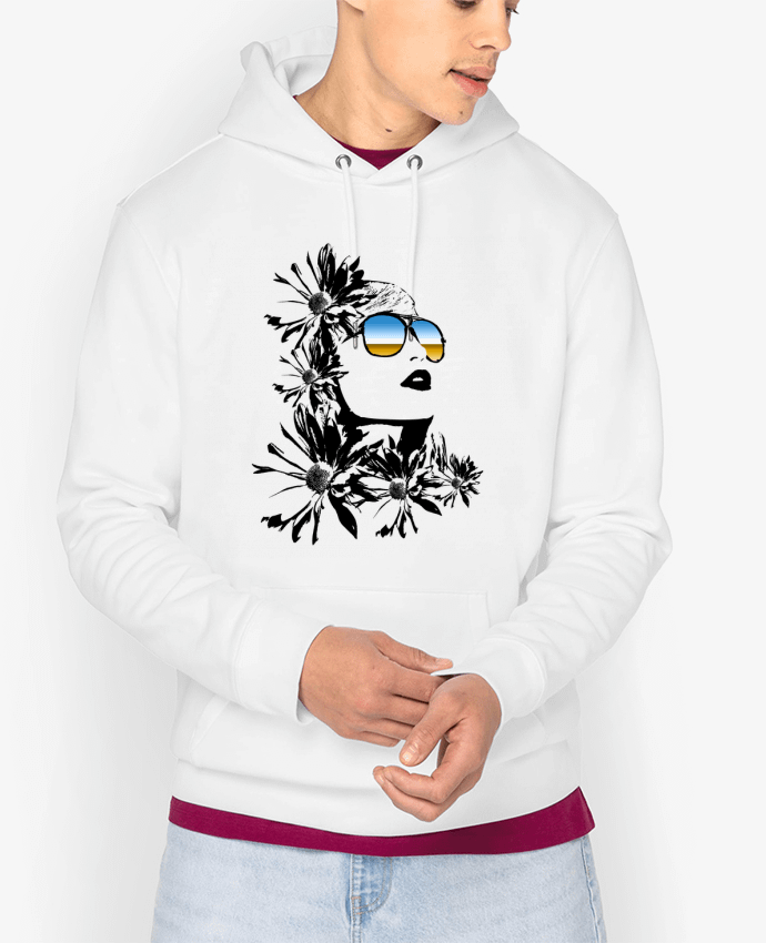 Sweat capuche unisexe Bio women Par Graff4Art