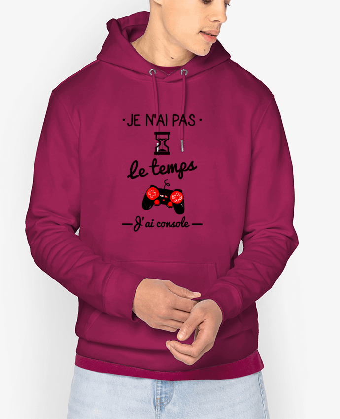 Hoodie Pas le temps, j'ai console, tee shirt geek,gamer Par Benichan