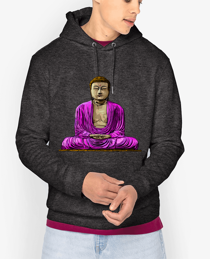Sweat capuche unisexe Bio Bouddha Pop Par Numartis