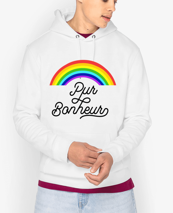 Hoodie Pur bonheur Par Les Caprices de Filles