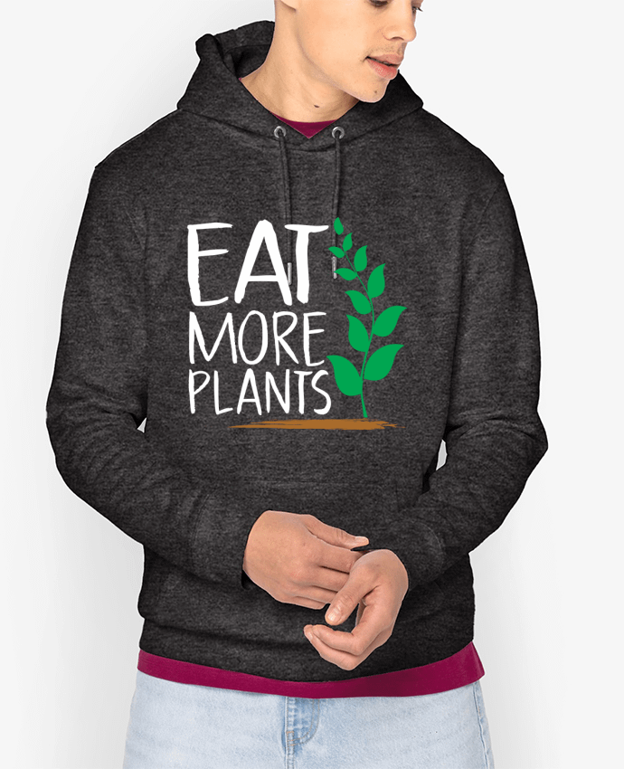 Hoodie Eat more plants Par Bichette