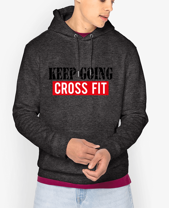 Hoodie Keep going ! Crossfit Par tunetoo
