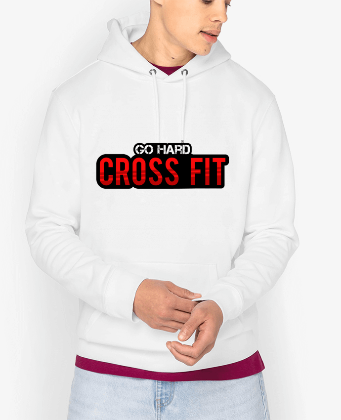 Hoodie Go Hard ! Crossfit Par tunetoo